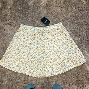Forever 21 floral mini skirt